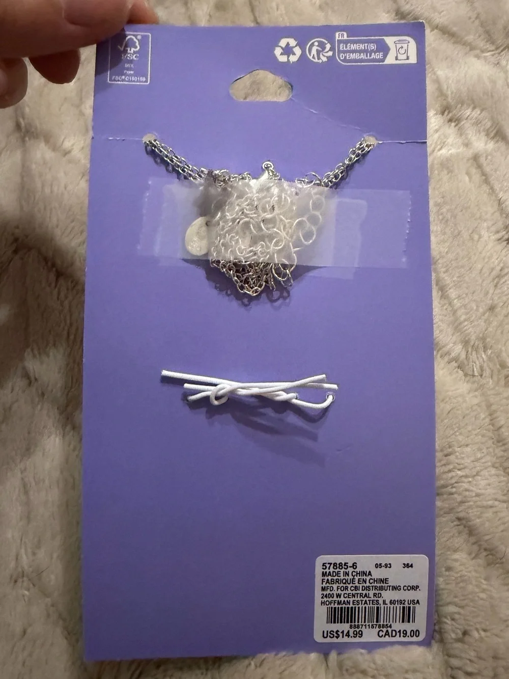 NWT-Claire’s “big sis/lil sis” BFF Necklace